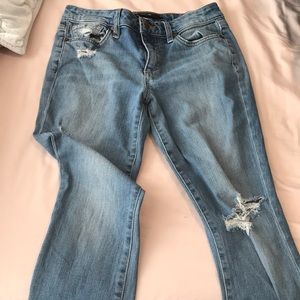 PAIGE BLUE RIPPED JEANS